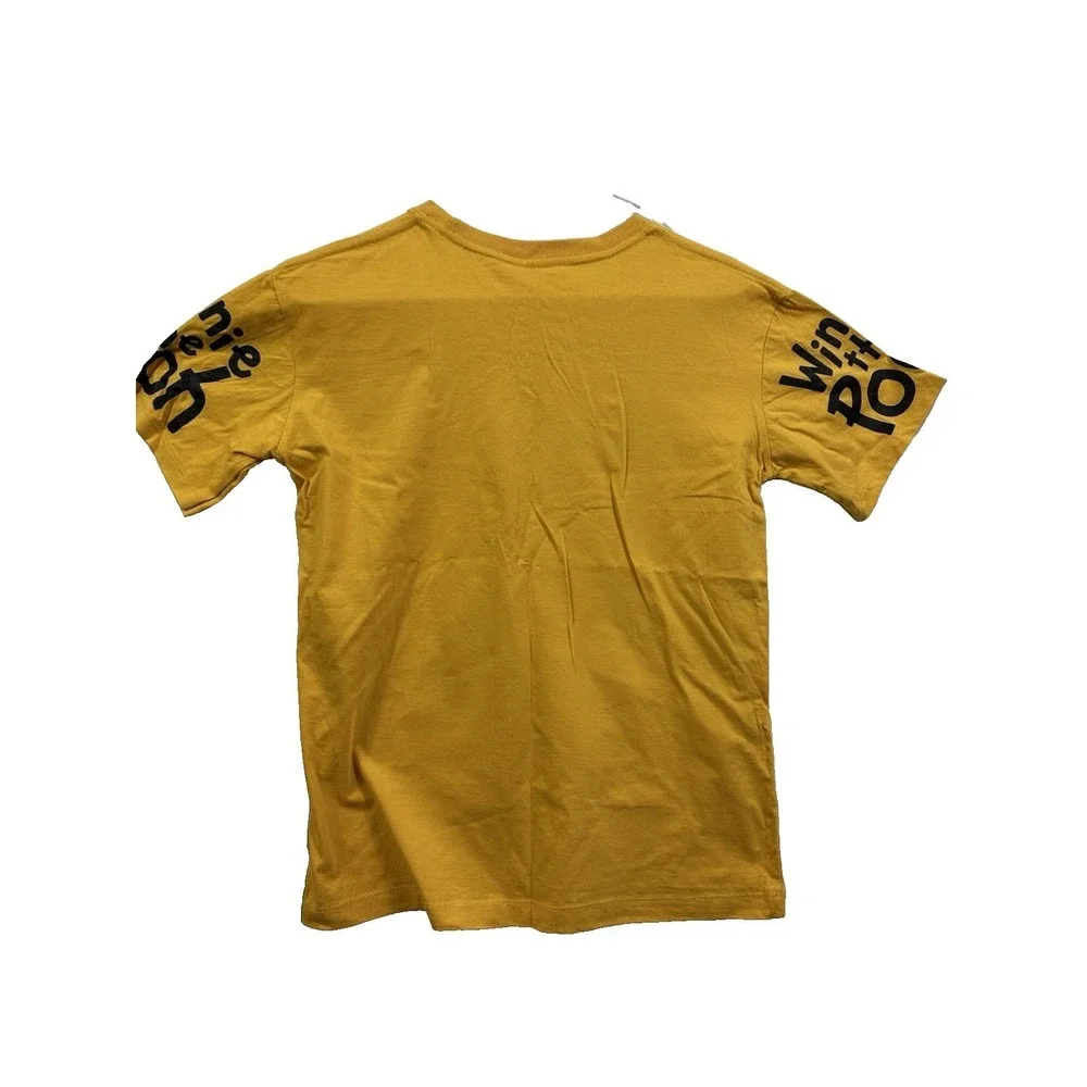 Winnie the Pooh Kids Shirt Yellow Hundred Acre Wood Eeyore‎ Graphic Tee Disney